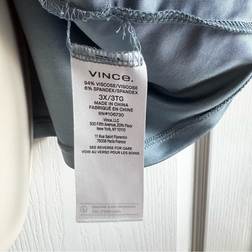 Vince Silky V Neck Top - Picture 8 of 8